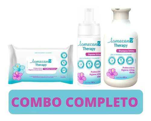 Lomecan V Therapy Combo Completo Higiene Intima