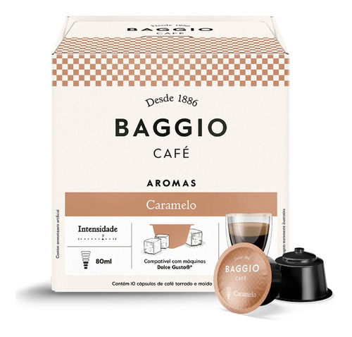 Capsulas Cafe Aromatizado Baggio Para Cafeteira Dolce Gusto