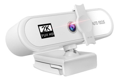 1080p 4 2k K De Usb, Web Cam Autofocus Com Tripé 2k Branco