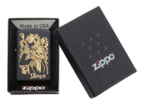 Imagen 6 de 10 de Encendedor Zippo Lighter Joker Negro