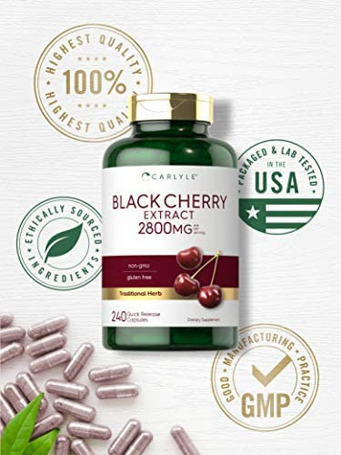 Concentrado De Extrato De Cereja Preta Carlyle | 2800mg | 2