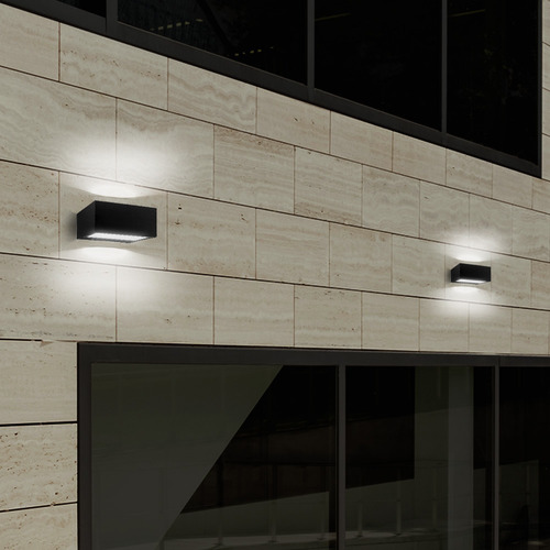 Imagen 4 de 6 de Lámpara Exterior Led Sobreponer, 20w, Luz Neutra, Negro