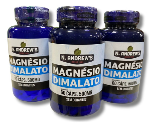 Kit Magnesio Dimalato - 180 Cápsulas