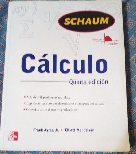 Calculo Schaum Quinta Edición De Frank Ayres Y Elliott M.
