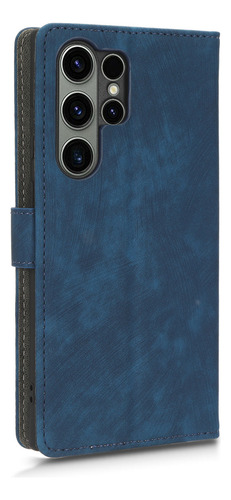 Funda Para Teléfono Samsung Galaxy S23 Ultra Wallet, Funda De Piel Con Tapa, Tarjetero, Soporte Protector De Muñeca
