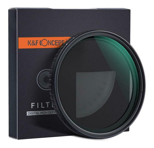 Filtro 55mm Nano X Por K&f Concept Cpl + Fader Variable