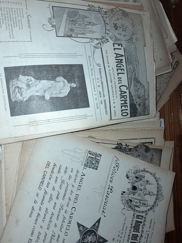 Lote 70 Revista El Ángel Del Carmelo Juncal 1890 Iglesia  