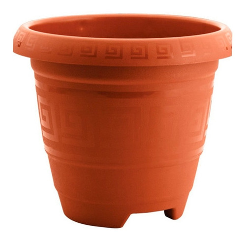 Maceta Redonda Para Plantas Macetero Jardin 26 L Terracota