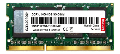 Memoria Ram Ddr3 8gb 1600mhz Portatil Lenovo