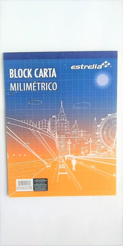 Block Milimetrico Carta Estrella 50 Hojas