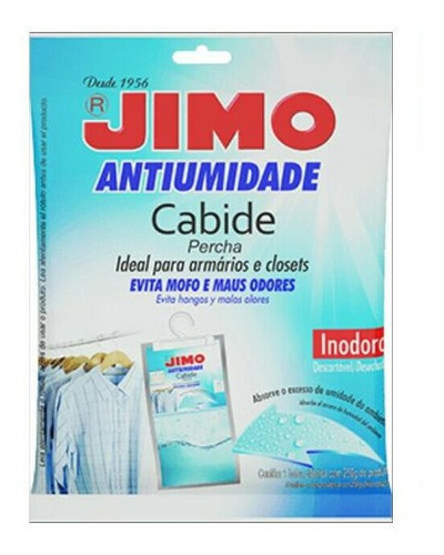 Jimo Antiumidade Cabide Evita Mofo E Mau Odor Original Nota