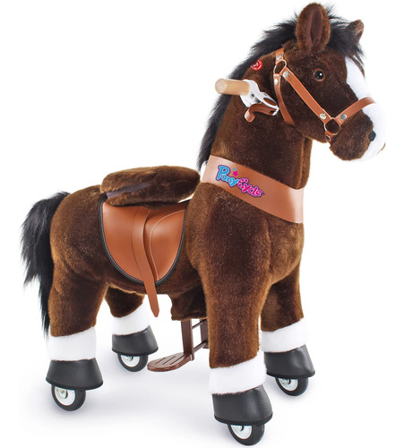 Ponycycle Oficial Classic U Series Ride On Horse Toy Plush .