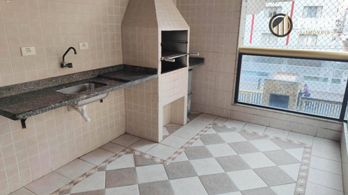 Imagem 22 de 29 de Apartamento Com 3 Dormitórios À Venda, 156 M² Por R$ 520.000,00 - Tupi - Praia Grande/sp - Ap2875