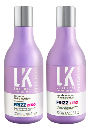 Kit Lokenzzi Frizz Zero Shampoo + Condicionador 320ml