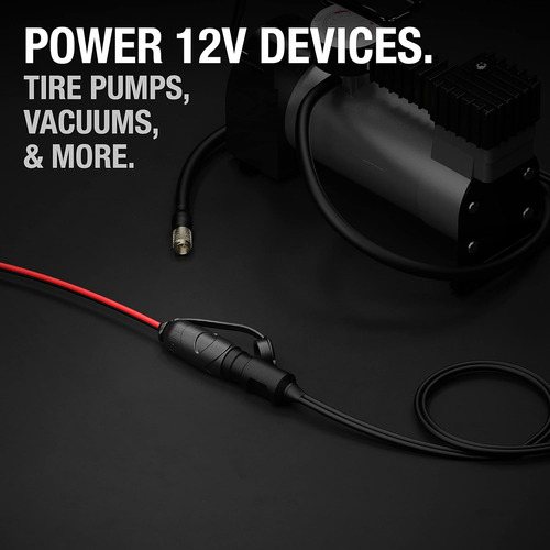 Adaptador De Enchufe De 12 V Con Abrazadera Para Batería