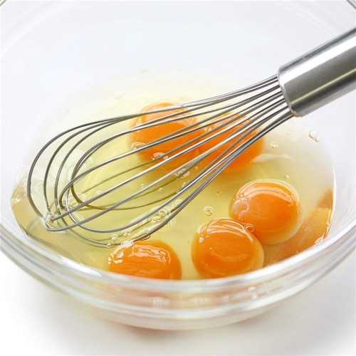 Batedor Ovos Molho Omelete Bolo Massas Fouet Fuê De Inox