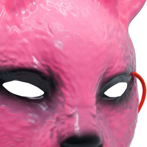 Máscara De Conejo 3d, Máscara De Animal Aterrador, Rosa