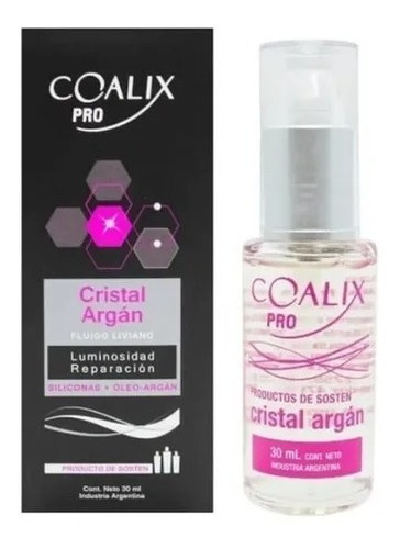 Cristal Argán Luminosidad Y Reparación 30ml - Coalix Pro