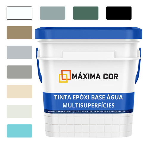 Tinta Epóxi Para Banheiro, Cozinha, Azulejos Máximacor 3,2l