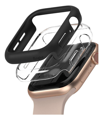 Case Ringke Slim 2-pack Para Apple Watch 4 5 6 Se 1/2 40mm