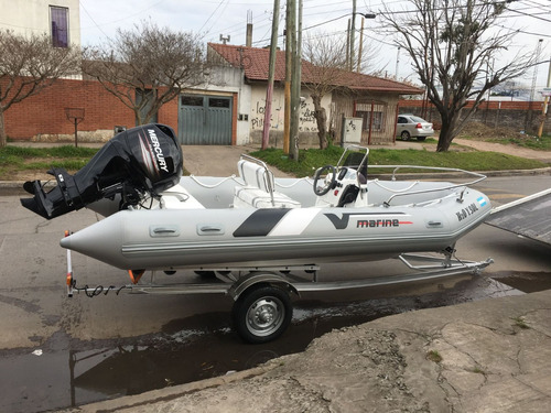 Pampa El Mejor Semi  4,9 Mts.  Con Mercury  40 Hp  4 Tiempos