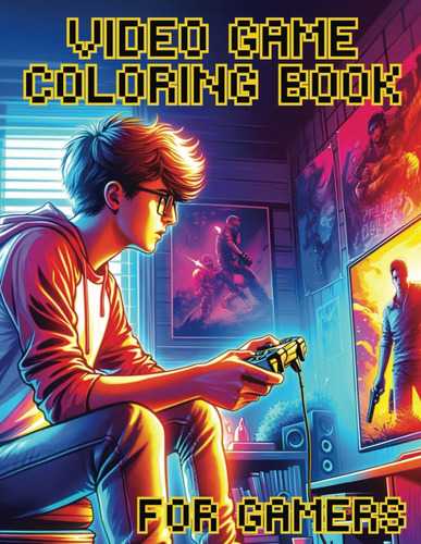 Libro: Video Game Coloring Book For Gamers: A Journey Iconic