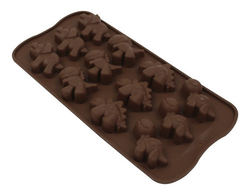 Imagem 1 de 1 de Forma Silicone Para Chocolate Dinossauro