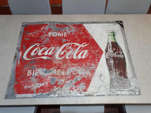 Cartel Coca Cola Chapa Original Excelente Estado