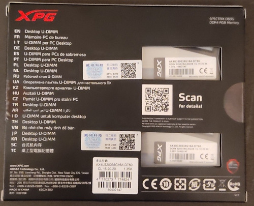 Imagem 2 de 2 de Memória Xpg Spectrix D60g