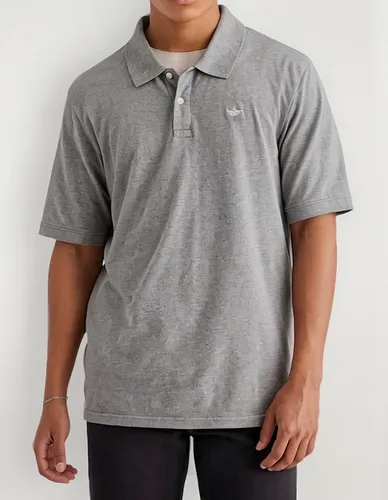 Polera Hombre Polo Rib Collar Regular Fit Gris Dockers