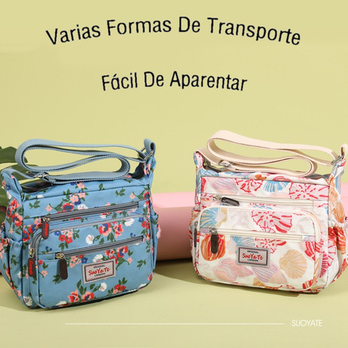Bolso Antirrobo Impermeable Dama Bolsa Cruzada Mujer Casual