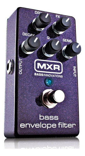 Mxr M82 bass Envelope Filtro Pedal De Efectos Bundle Con F. Color Assorted