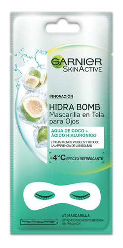 Mascarilla En Tela Para Ojos Garnier Skin Active Coco X 1 U