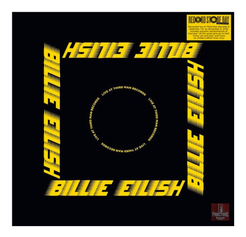 Billie Eilish - Live At Third Man Records Vinyl / Rsd 2020 | Mercado Libre