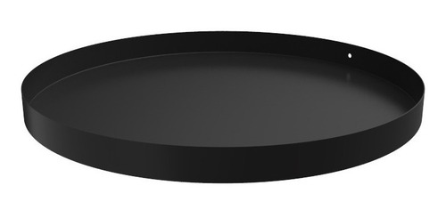 Bandeja Circular Centro De Mesa Hierro | Mite Color Negro