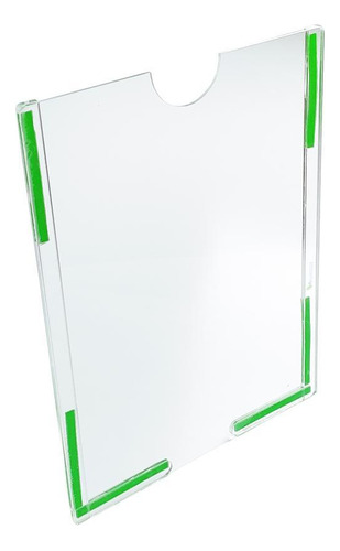 Display Parede Quadro Avisos Porta Folhas A3 Acrílico Vert