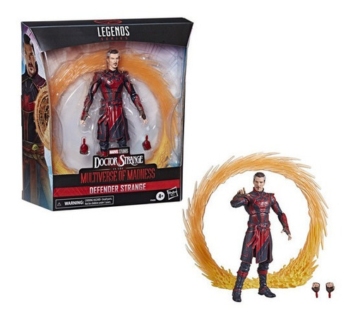 Imagen 3 de 3 de Figura de acción Marvel Doctor Strange Defender Strange F3426 de Hasbro Legends Series