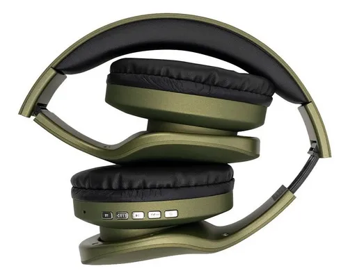 Aud fonos Bluetooth Select Sound Bth025 Tipo Dj Color Verde