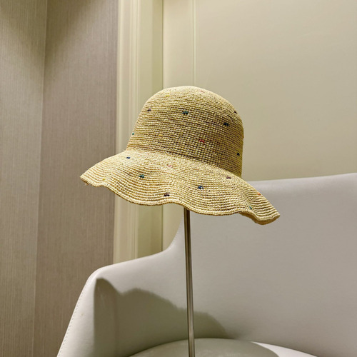 Sombrero De Paja Con Protección Solar Ala Grande, Plegable