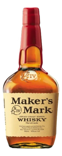 Makers Mark Bourbon Whisky 750ml - mL a $388