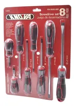 Comprar Juego De 8 Desarmadores Con Diversas Puntas Knova