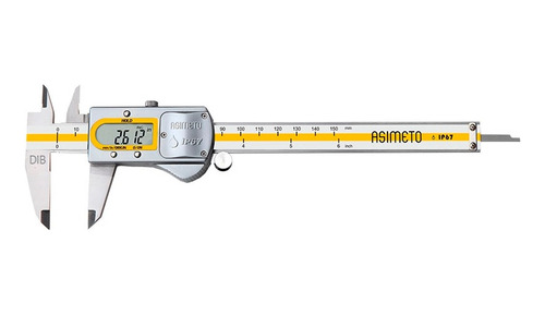 Calibre Digital Acero Inoxidable 0 - 200 Mm. - Asimeto Ip67