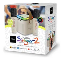 Comprar Parlante Mlab Karaoke Infantil 2 Microfonos Blanco