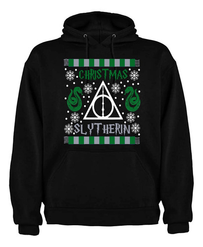 Sudadera Niño Unisex Harry Potter Navidad Slytherin Hogwarts