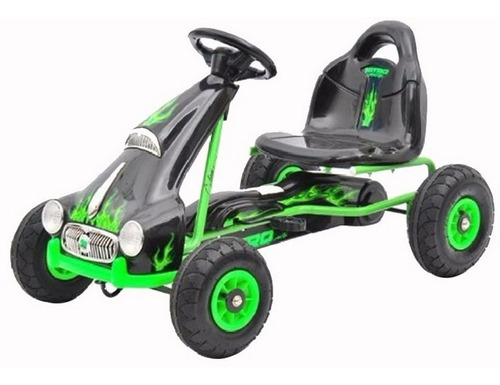 Todo Terreno Go Kart Chachi Car A Pedal Color Verde Oferta!!
