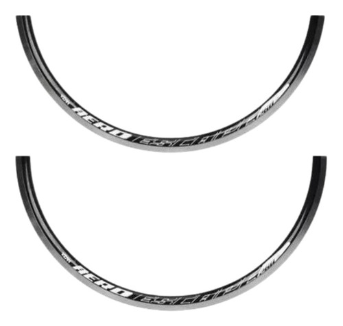 Par De Aros 26 Aero Mtb Parede Dupla V-breik 36 Furos Preto