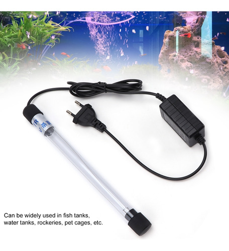 Fish Tank Sterilizing Lamp Aquarium Submersible Clean Light