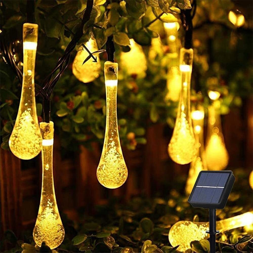 Luces Solares De Jardín Al Aire Libre, Luces De Navidad