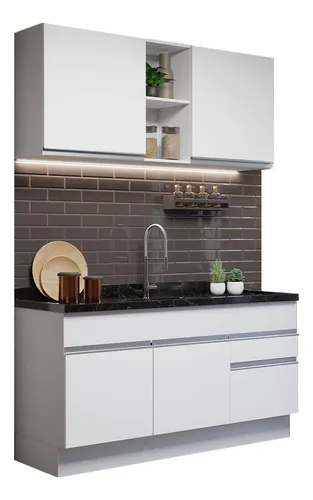 Armario De Cocina Compacta 150cm Glamy Madesa 02