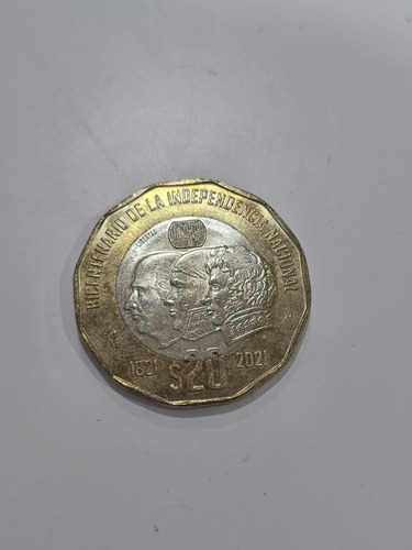 Moneda De 20 Pesos Bicentenario La La Independencia Nacional